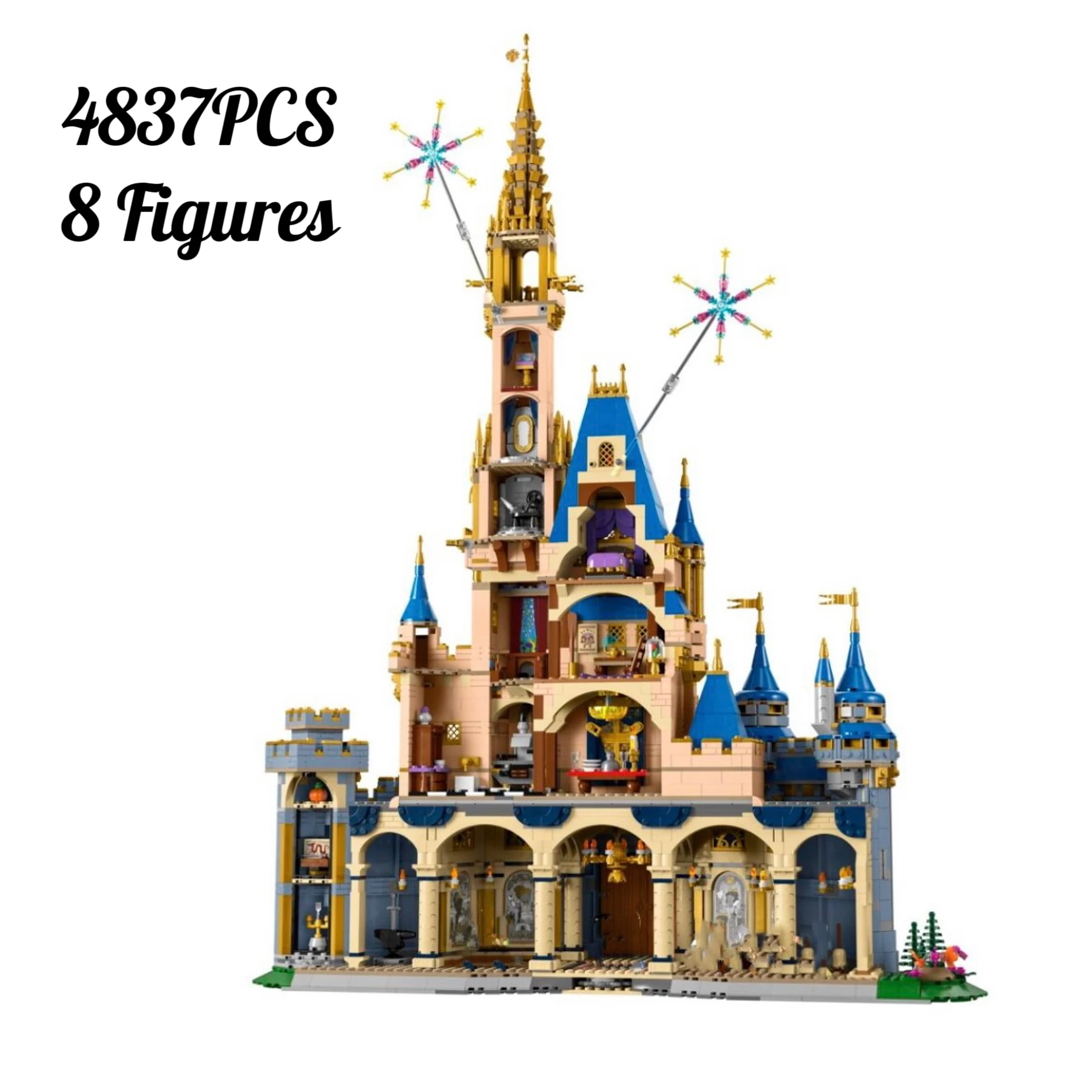

Presale 4837Pcs Princess Castle Street View Building Blocks Bricks Education Kids Christmas Birthday Gifts Toy Compatible 43222