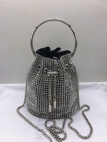 luxury crystal shiny rhinestones diamond evening bag clutch bag wedding party bling purse women handbag shoulder messenger bag