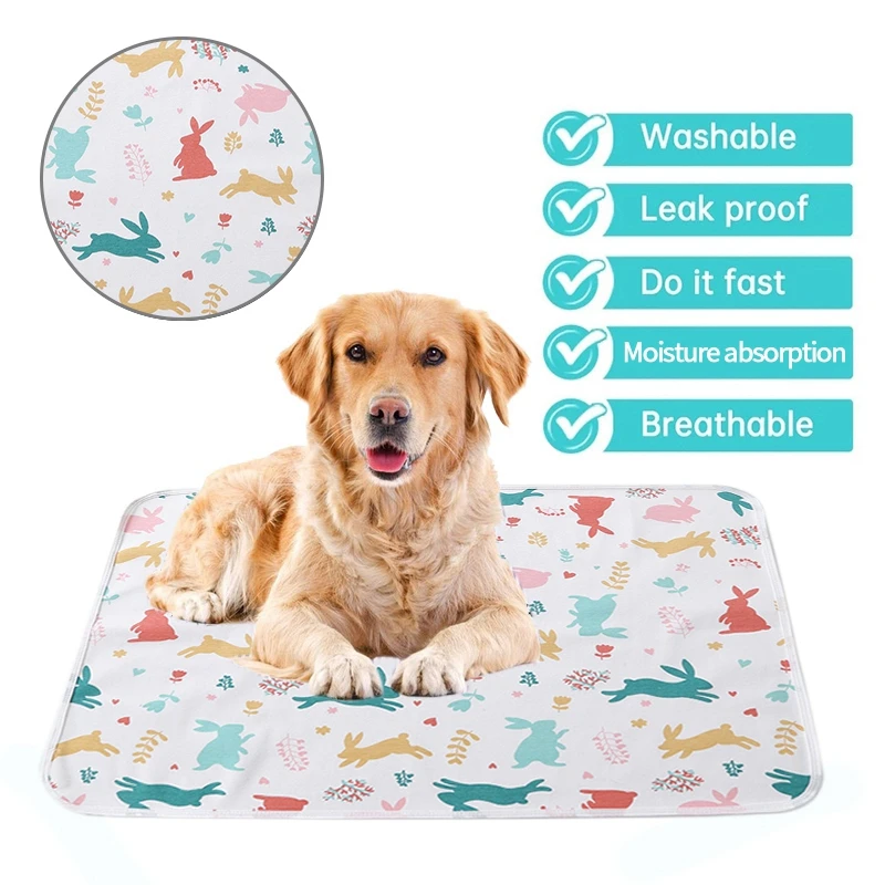 Diaper for Dog Newborn Pet Pad Washable Dogs Mat Cat Sofa Blanket Breathable Reusable Accessories | Дом и сад