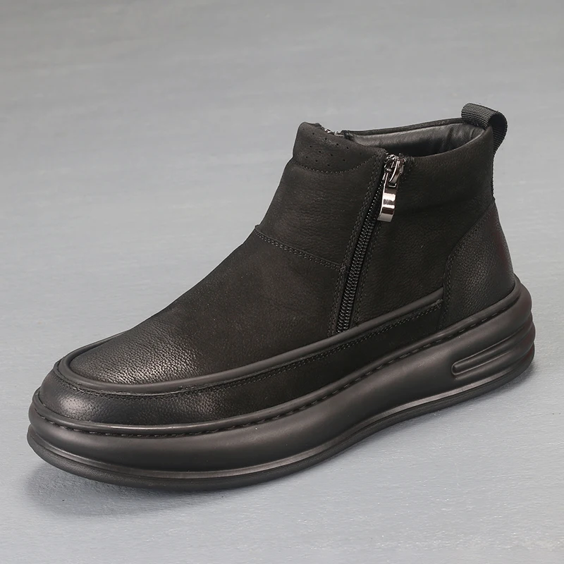 Повседневные туфли из натуральной кожи с рельефным узором, легкие, удобные, модные и удобные