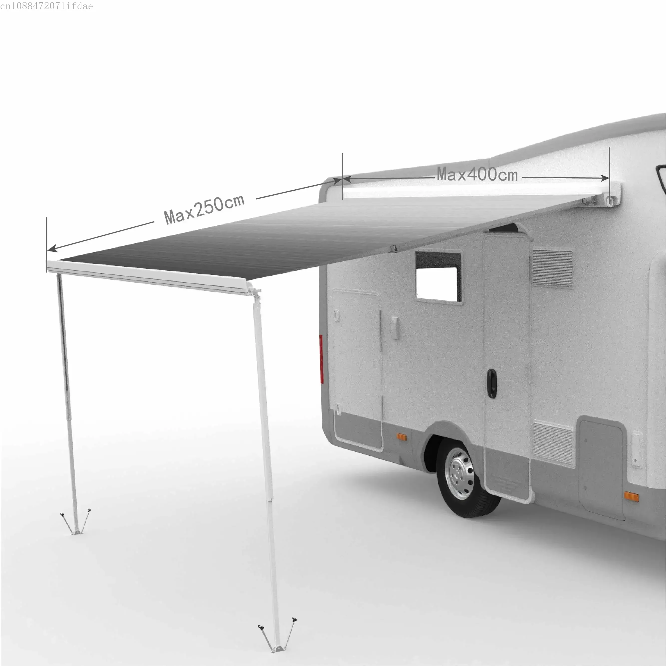 Toldo lateral de coche automático Control Motorizado Manual Wareda W5500 para toldo remolque viaje RV (art.: 3920ce54fcdbb) - 3920ce54fcdbb