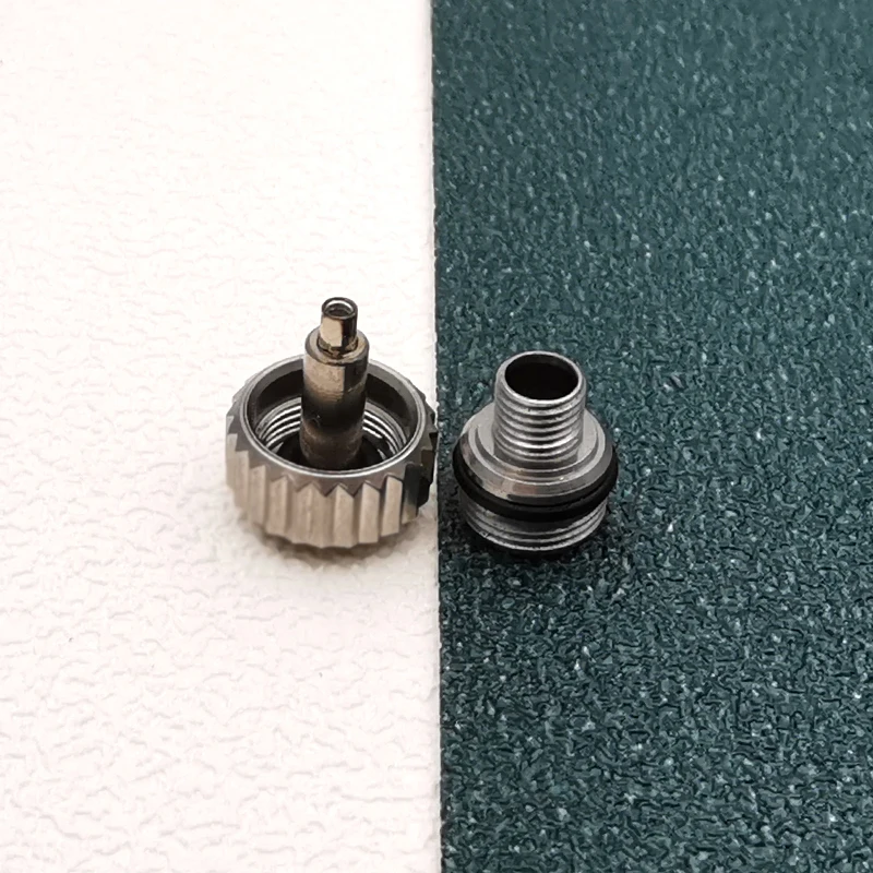 Top 904L Steel Watch Crown For Submariner 116610 Fit 3135 Movement Aftermarket Watch Repair Replacement