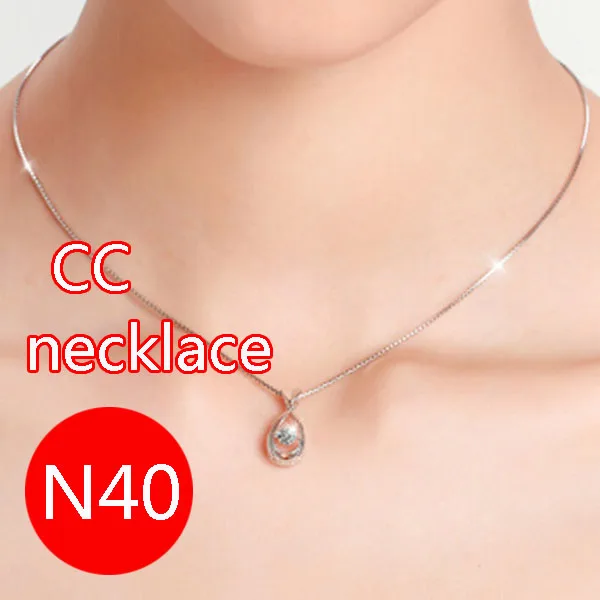 

N40 fashion necklace pendant sweater chain personality trend jewelry letter shape high quality couple gift