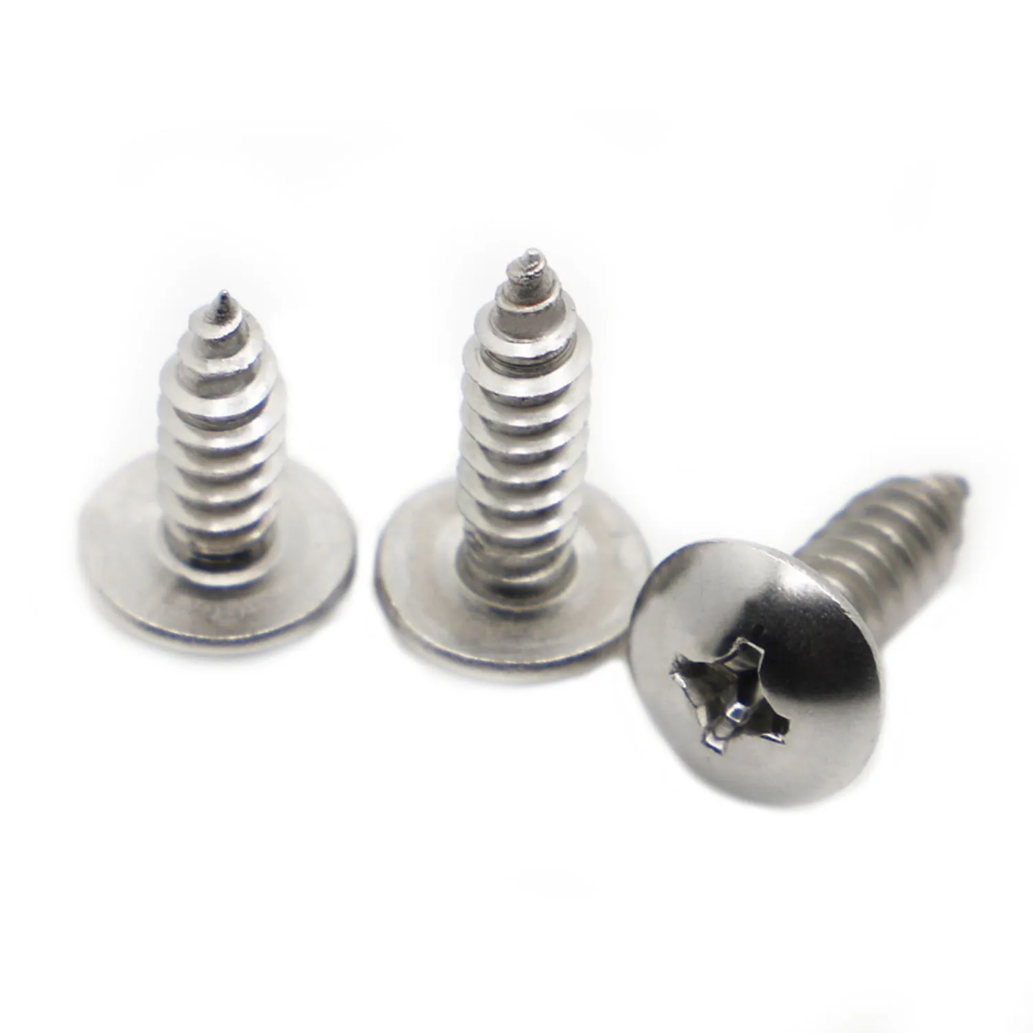 

10-50pcs M3 M4 M5 M6 Cross Recessed Truss Head Self-tapping Screw 304 Stainless Steel Phillips Pan Head Wood Screw