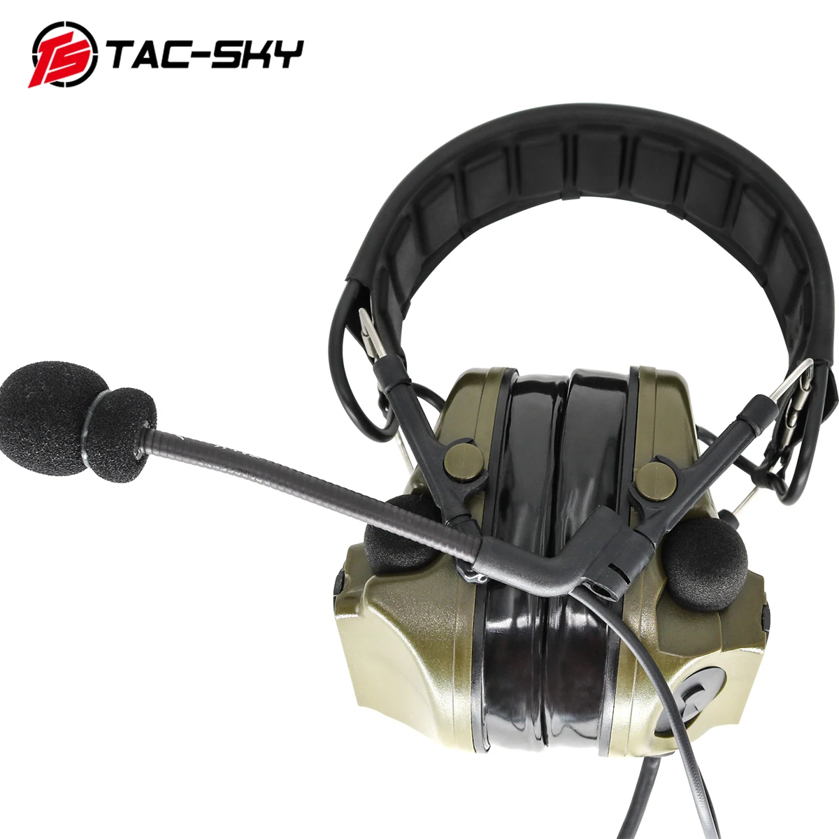 Новая Съемная повязка на голову TAC-SKY COMTAC III с шумоподавлением и усилением звука