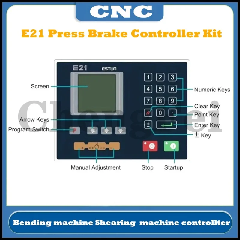 Фото CNC Estun E21 Система контроля гибки Контроллер гибочного станка Двойной энкодер Импульсный источник питания постоянного тока №5