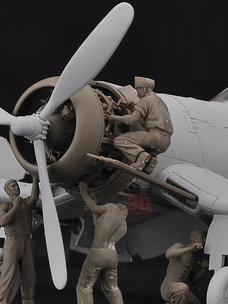 Волшебная фабрика аксессуары для моделей 7507 F4U Ground Crew Five MF-5001 1/48
