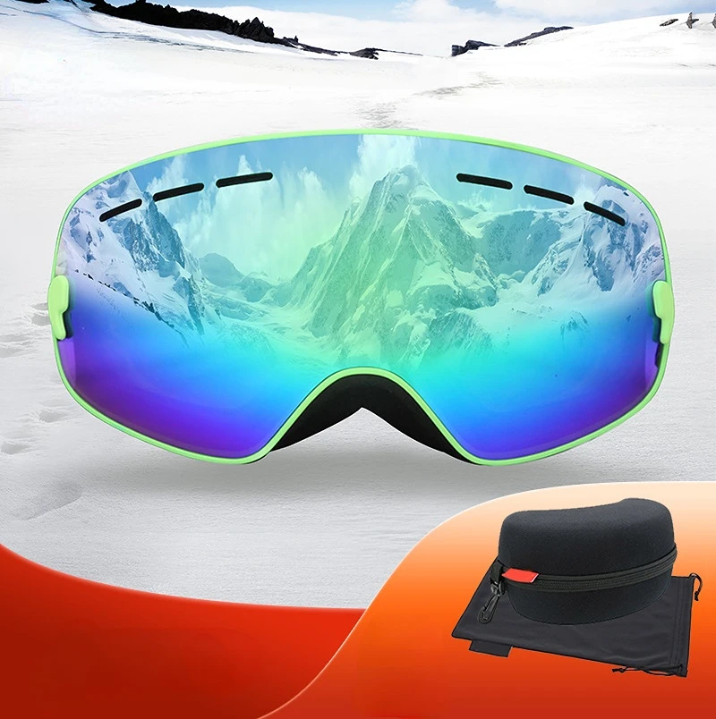 Ski Goggles Skiing Eyewear Double Lens UV400 Anti-fog Adult Snowboard Skiing Glasses Women Men Snow Eyewear Outdoor Sunglasses