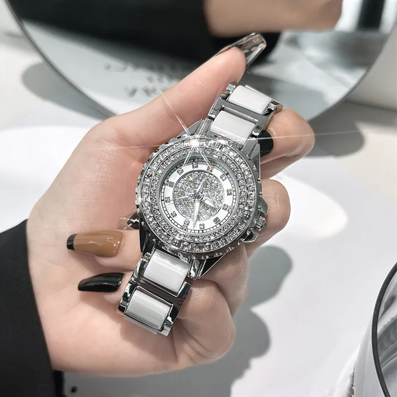 Quartz wrist watches luxury women diamond watch girl watch new in women's watches free shipping