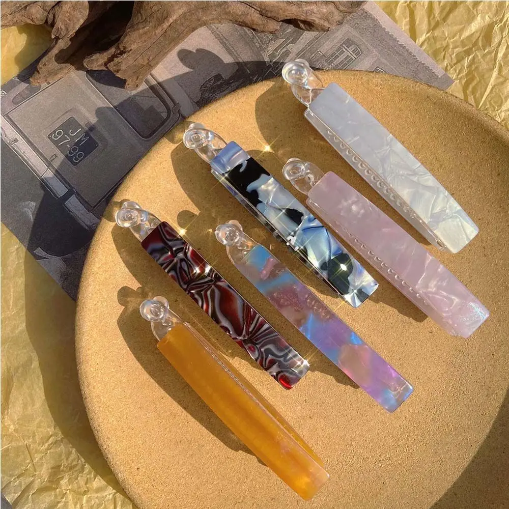 

grip Shell Thread pattern Hair Accessories Headdress Women's Hair Clip Korean style Hair Claw Banana Clip Acetate Hair Crab