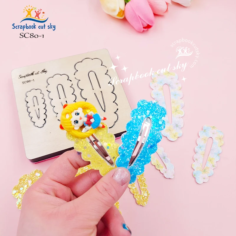 

ScrapbookCutSky-SC80-1 Hairpin Wooden Cutting Knife Die Is Used With The Machine