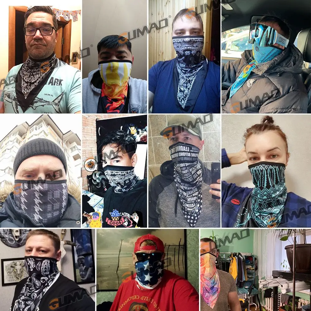 Мужская маска для девочек спортивная повязка на голову с пейсли треугольная лица