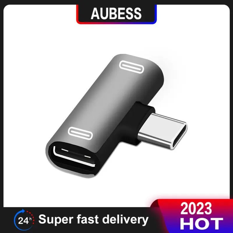 

3 In 1 Splitter Dual Type-C OTG Cable Adapter Type C Charging Converter For Huawei Samsung Headphone Adapter Accessorise