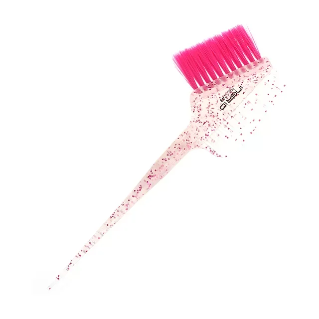 

NEW IN Fibre Glitter Tint Dye Hair Brush Hairdressing Pro Salon Tools Bleach Comb Salon Accessories For Hair Coloring Brush