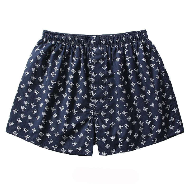 HaleyChan 1Pc Mens Casual Home Loose Pajama Pants Cotton Boxer Briefs Men Cotton Underwear Mens Lingerie Boxers for Men Boxers