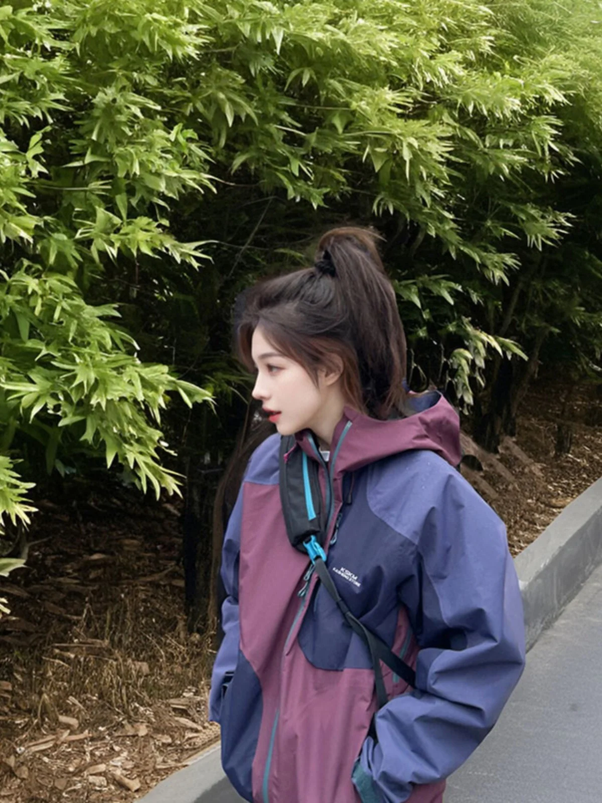 Kskm Серая куртка женская новинка 2024 маленький модный ветрозащитный