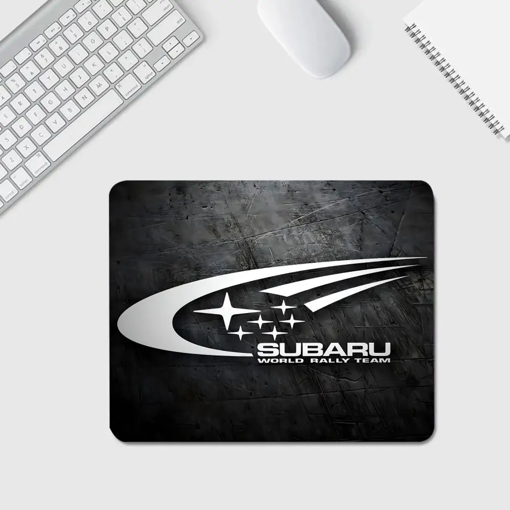 Is Car S-Subaru Logo MAISTO Mouse Pad Anime Game High Quality Small Desk Rubber Laptop