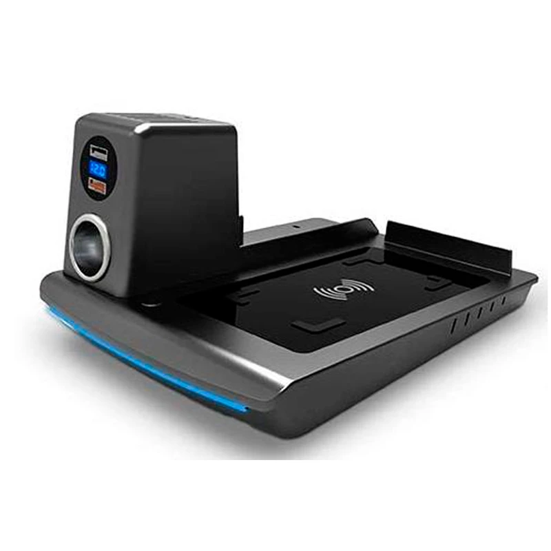 15 Вт автомобильное беспроводное зарядное устройство QI для телефона быстрая