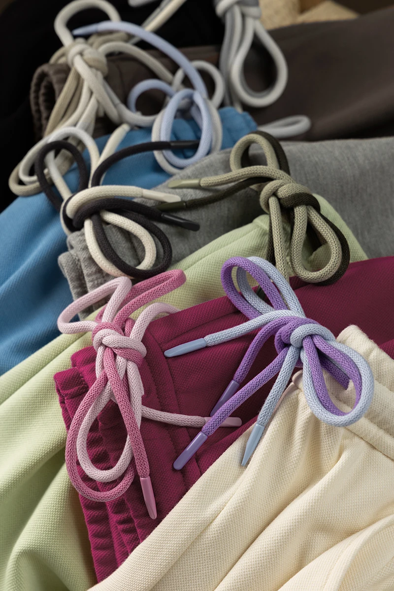 New Fashion 2023 64.8% Cotton Short Pants Women  Sporty  Lace-up  HIGH Waist Shorts Feminino  Shorts Women  Summer