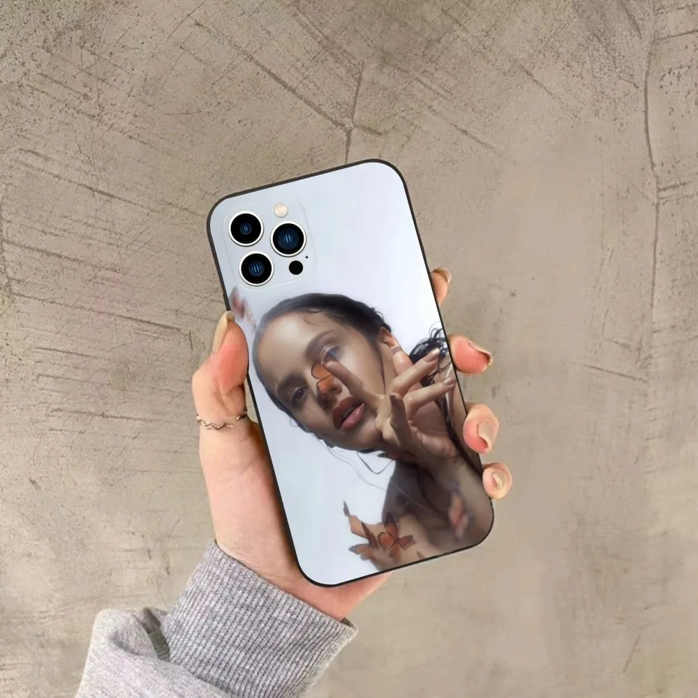 Чехол для телефона Spanish Singer R-Rosalia iPhone 15 14 13 12 11 Plus Pro Max XS XR SE Mini 8 7 мягкий силиконовый