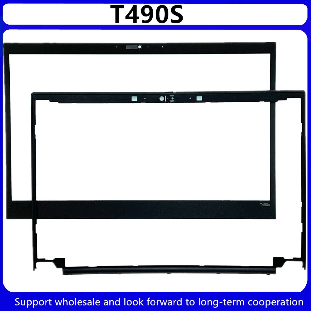 

New For Lenovo For Thinkpad T490S LCD Bezel Cover Sticker Case RGB Standard 02HM516 / Front Bezel 02HM500 AL1BR000200