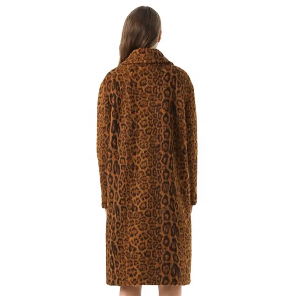 Women Winter Real Fur double-breasted Jacket New Design Real Fur Long With Pocket Coat Leisure Thermal Elegant women's Clothing