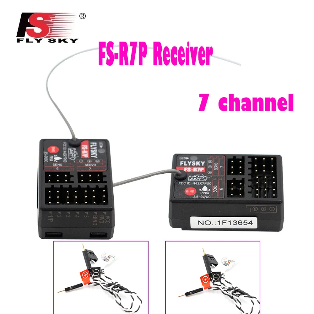 

FLYSKY FS-R7P Receiver 2.4G 7CH ANT Protocol PWM Output RSSI for FS-G7P Transmitter RC Car Boat DIY Parts