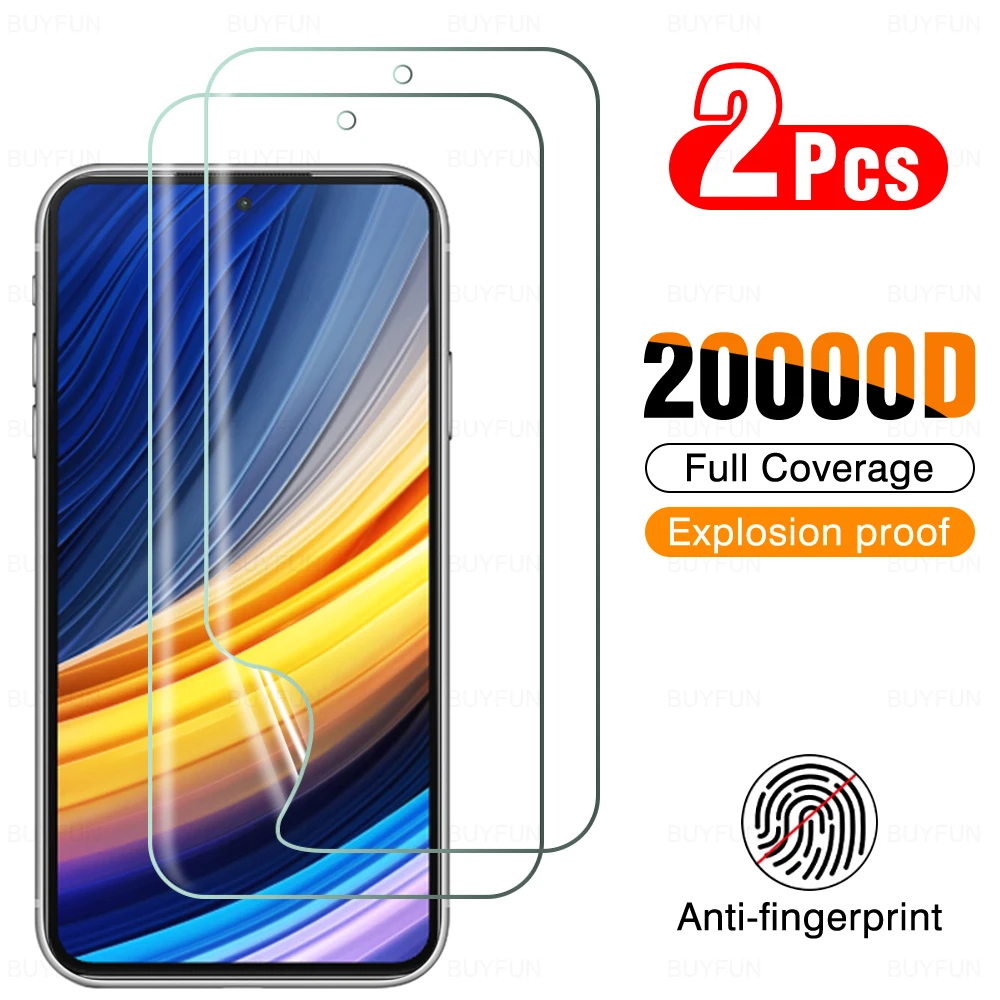 

Гидрогелевая пленка для Xiaomi Mi Poco X3Pro X3NFC X4Pro M3 M3Pro M4 M4Pro Pro, Защитная пленка для M2102J20SG, 2 шт.