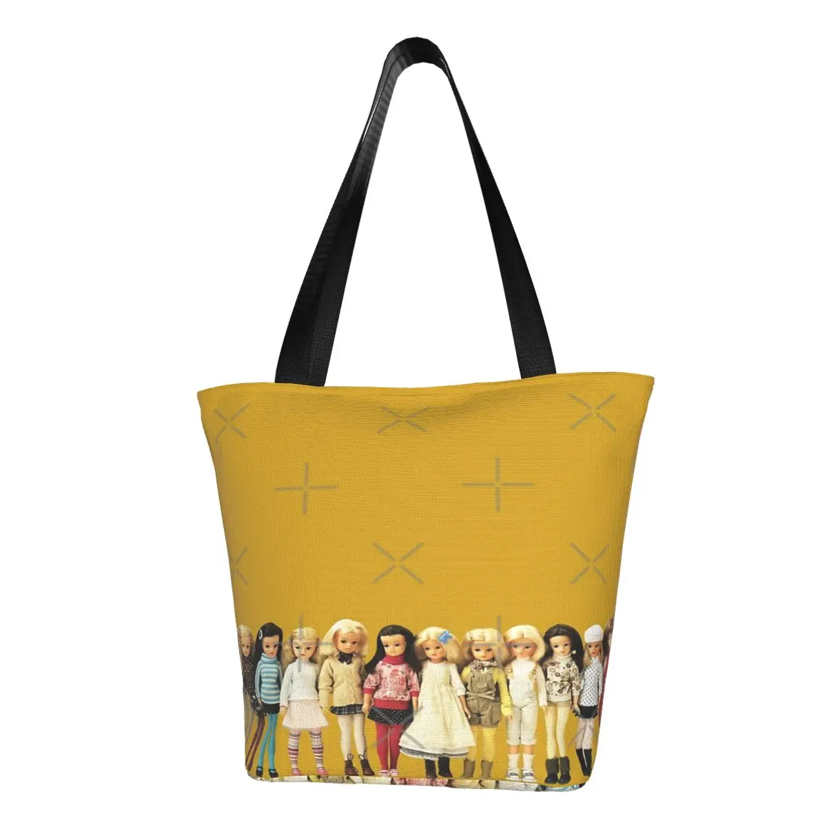 Винтажная Сумка-тоут Sindy повседневная сумка для покупок через плечо портативная