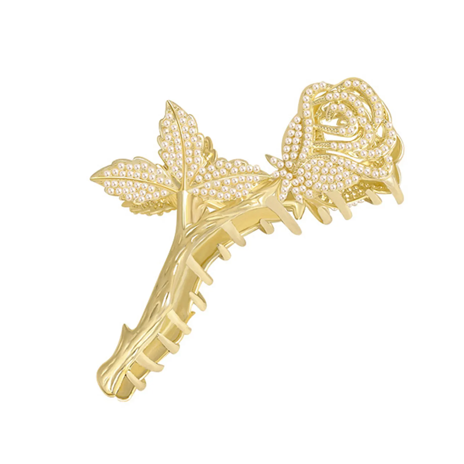 

Large Claw Clips For Thick Hair Pearl Hair Claw For Women Girls Hair Clips Tool Tulip Shape Hairpins Clip Elegant Hair Decor