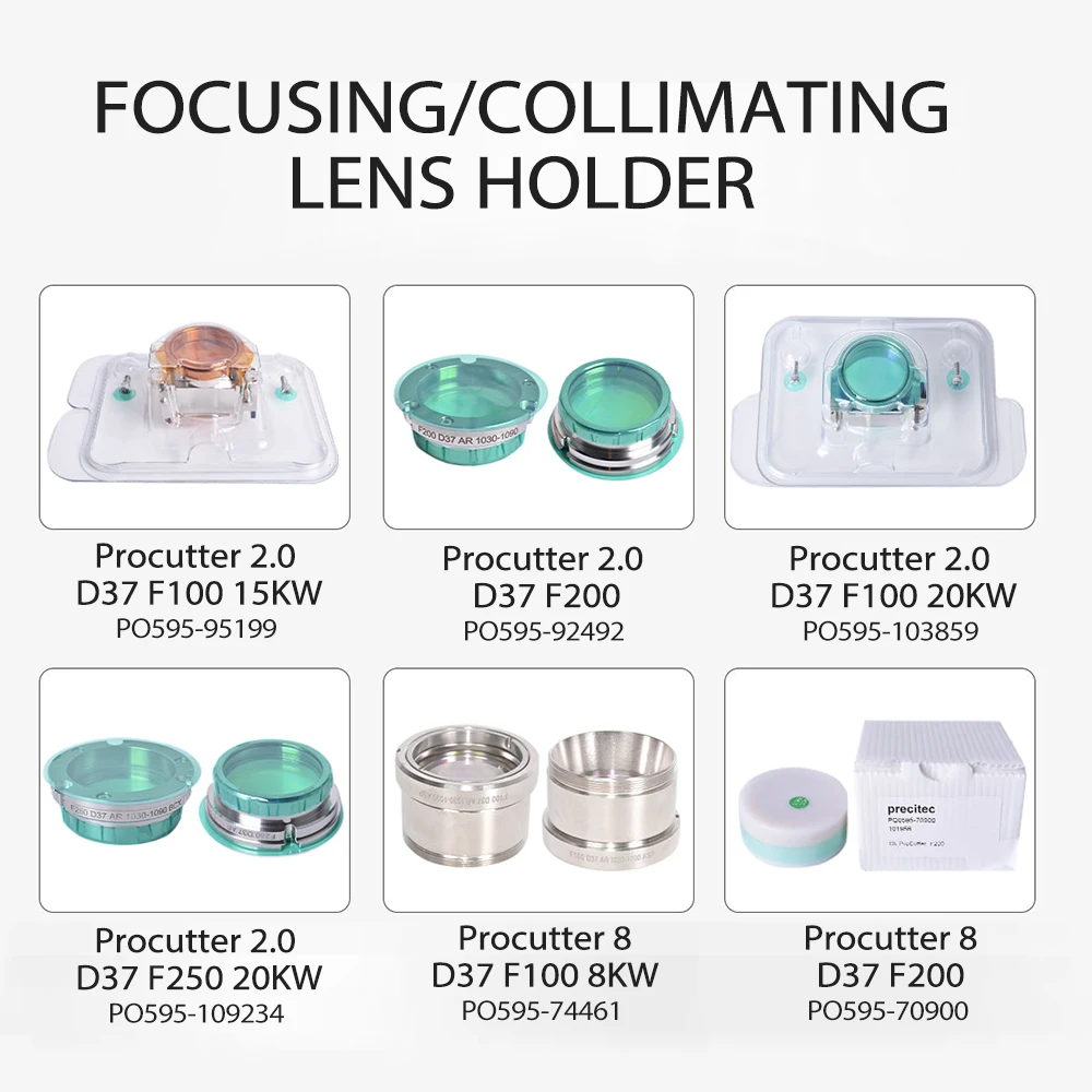 Оригинальная лазерная фокусирующая и коллимационная линза Precitec с держателем D30