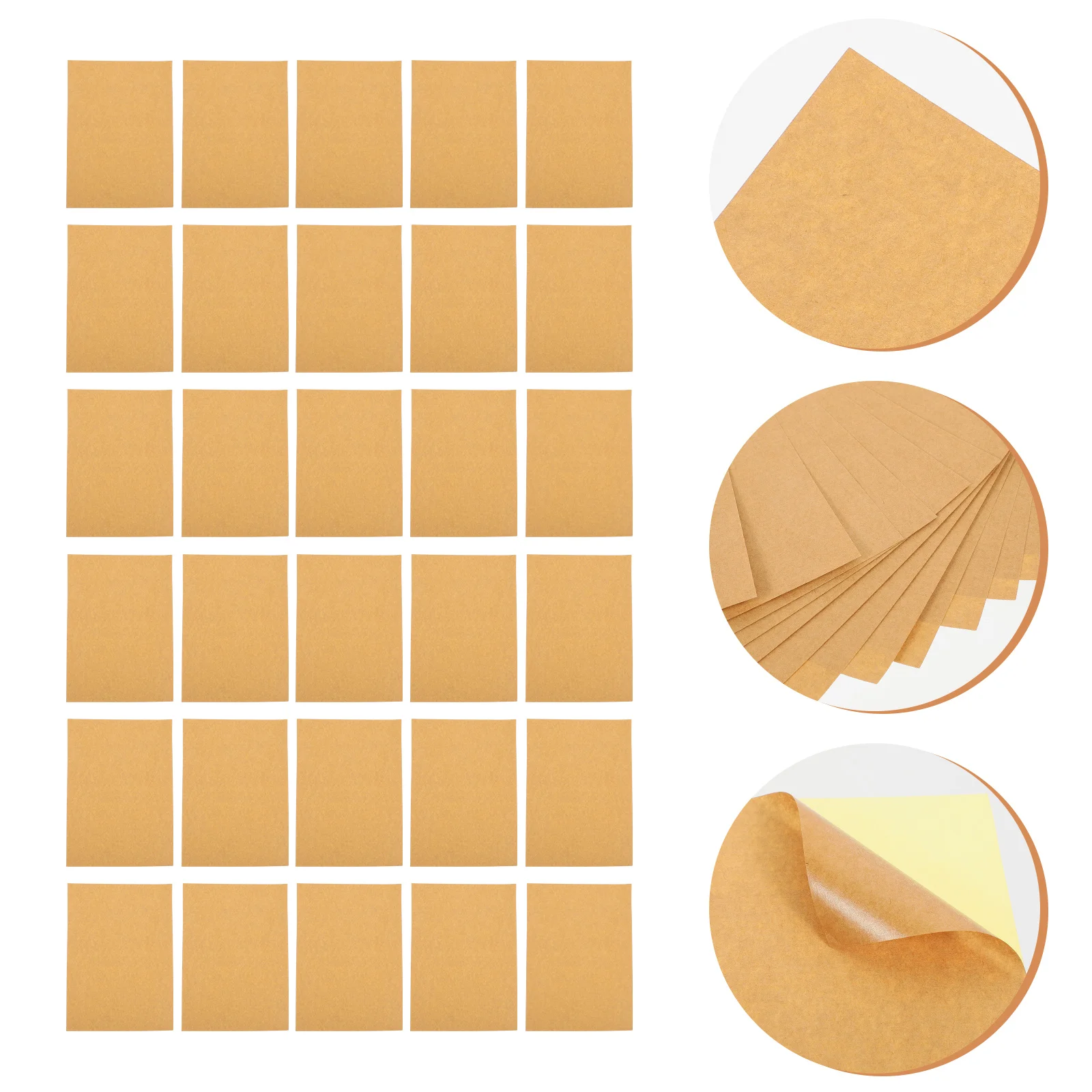 

100 Sheets Business Adhesive Convenient Stickers Sticker Labels Inkjet Sticker Paper for Home Arts Friends