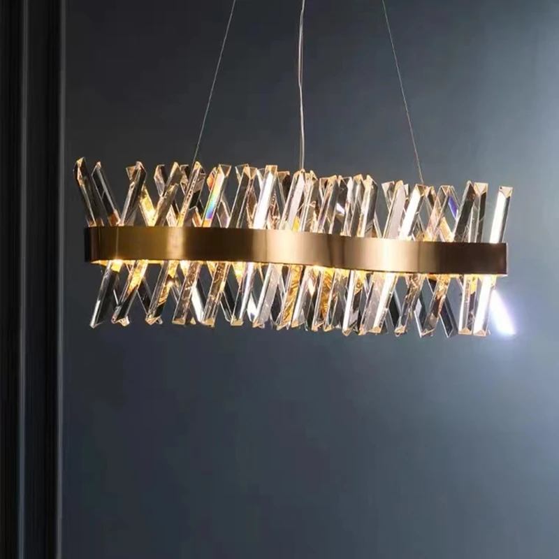 

Jmzm Modern Crystal Chandelier Luxury Pendant Light Indoor LED Decoration Lighting For Living Room Bedroom Restaurant Chandelier