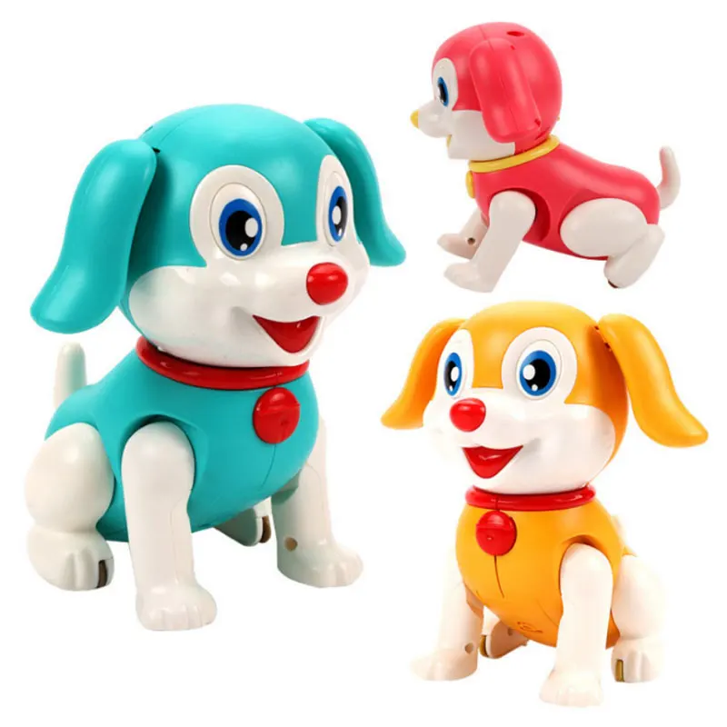 

Robot Dog Toy Electronic Animal Barking Walking Puppy Sing Song Jumping Music Pet With LED Light Shake Ears Kids BIrthday Gift