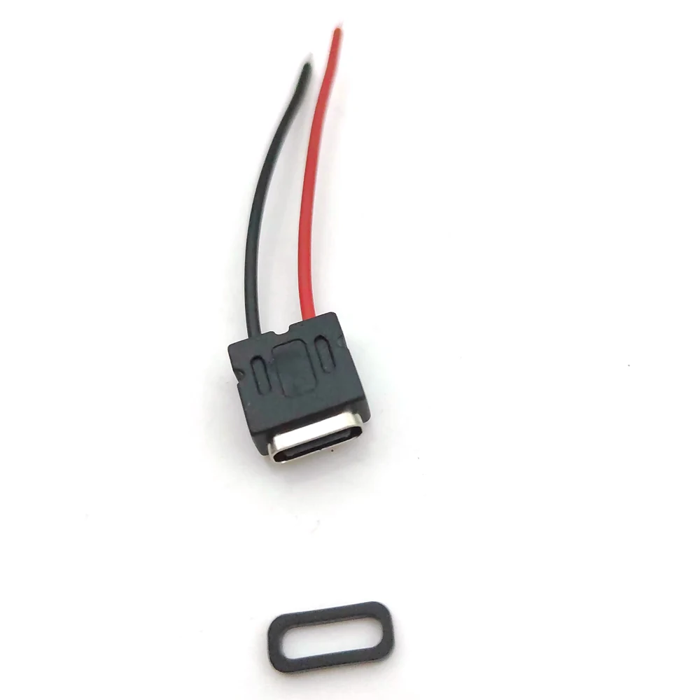 

USB 3.1 Type C 4-контактный Водонепроницаемый гнездовой разъем USB C с отверстием под винт интерфейс быстрой зарядки USB-разъем с кабелем