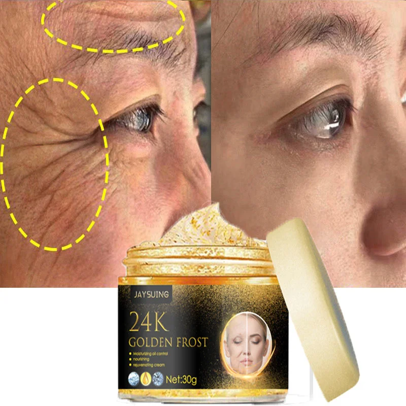

24K Gold Wrinkles Removal Face Cream Anti-Aging Lifting Firming Fade Fine Line Moisturizing Whitening Brighten Nourish Skin Care