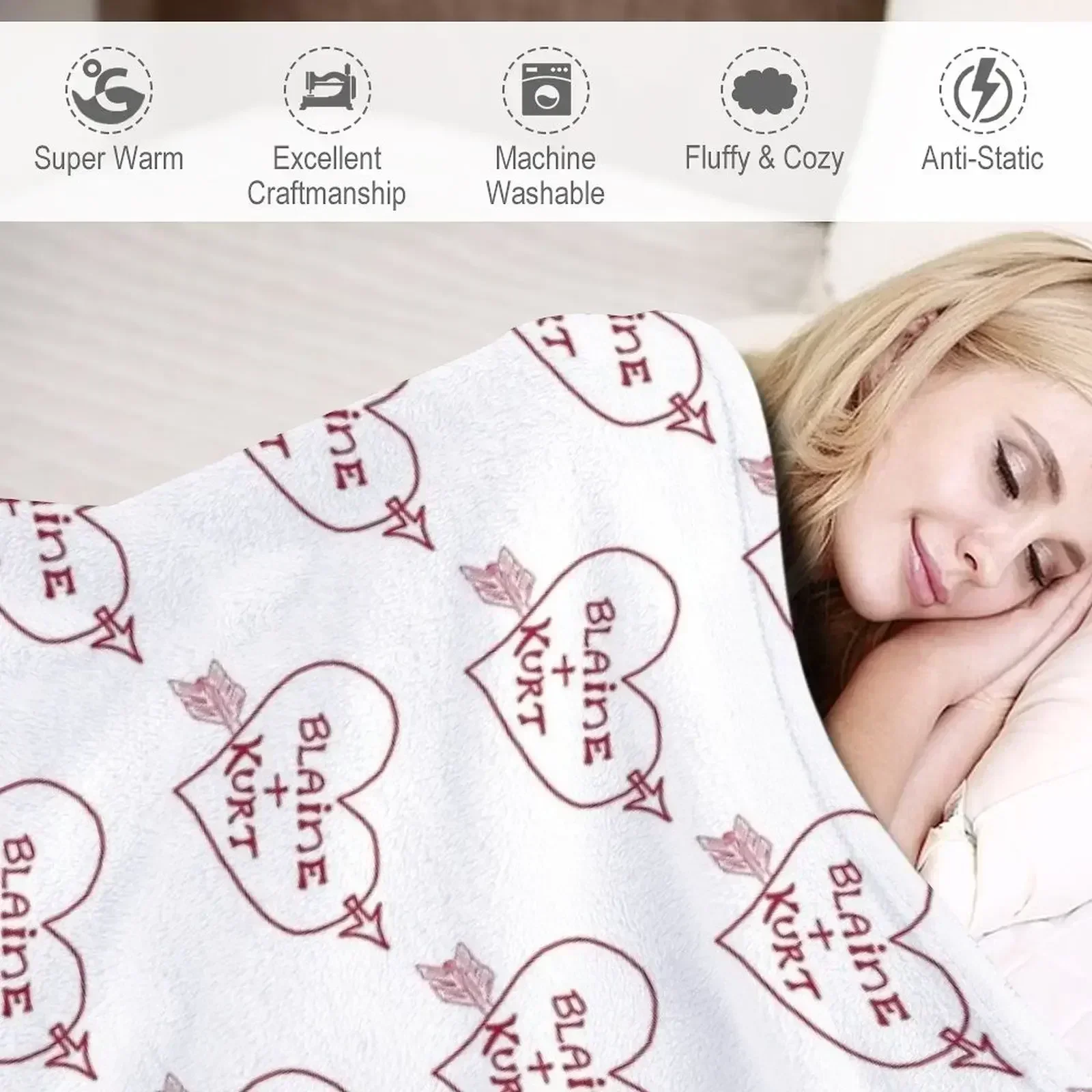 Одеяло Klaine Arrow Heart Sketch большое одеяло для сна