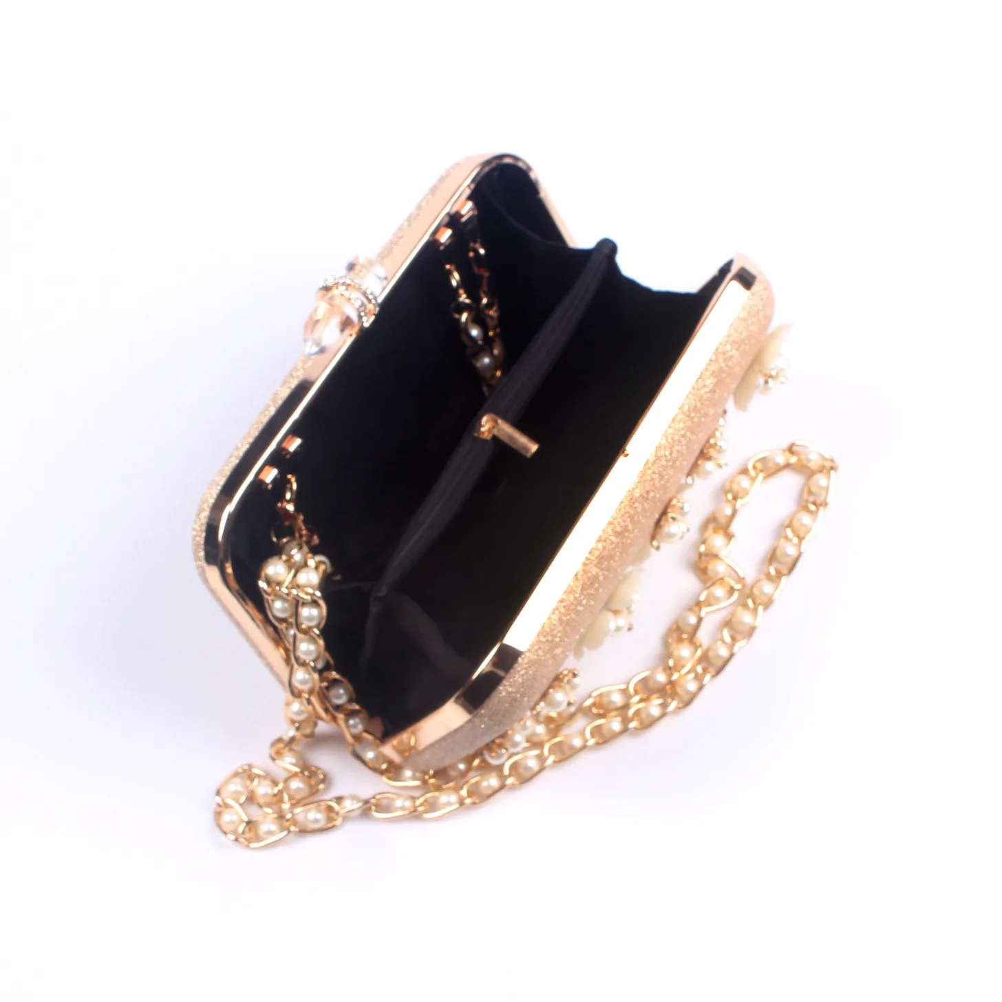 Новинка сумка с жемчугом и цветком русалки 20 5x11 5 см для ужина кольцом