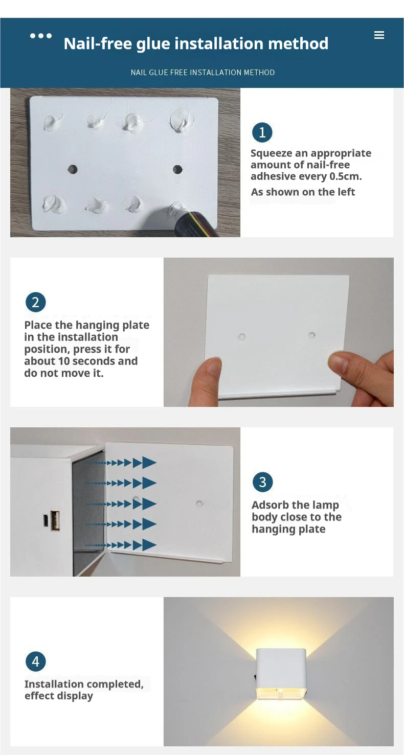 Современный настенный светильник светодиодный для внутреннего освещения с