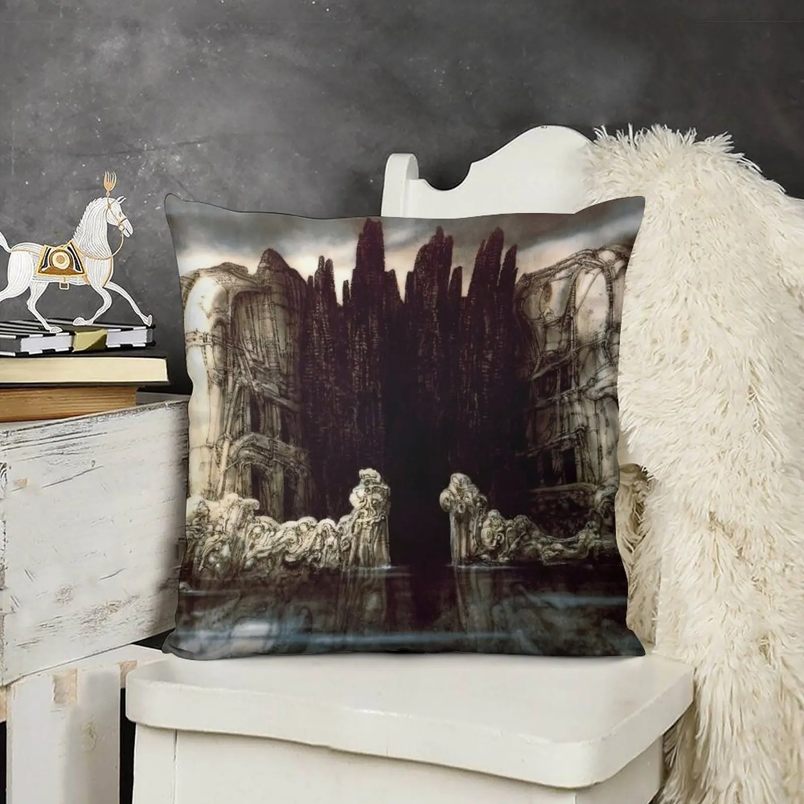 Покрывала для диванов с рисунком сюрреализма покрывала роскошные наволочки
