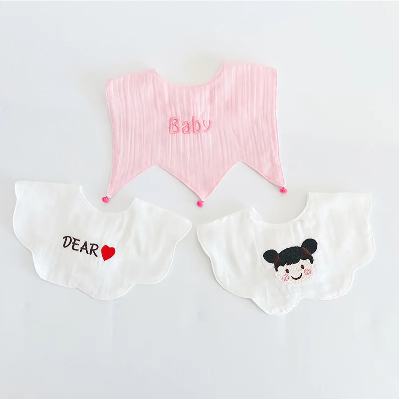 3 шт./комплект Детские хлопковые нагрудники с мультяшным принтом - купить по