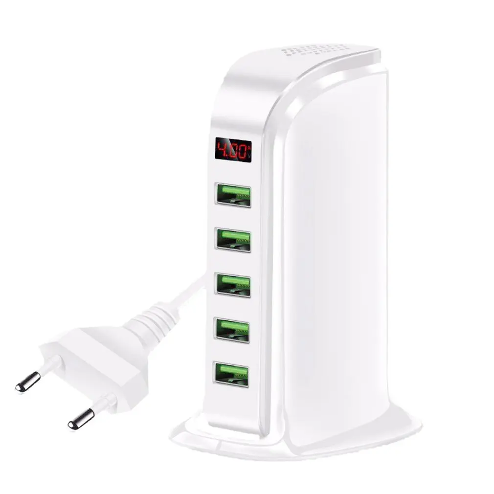 

Зарядное устройство Usb, 5 В, 4 а, 5 портов