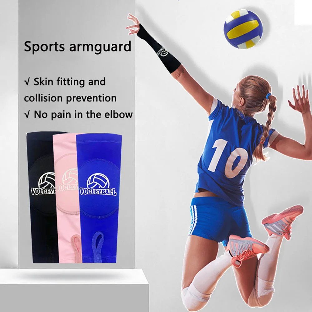 

1 Pair Sports Arm Guard Breathable Sports Support Brace Elbow Suitable for Beach Volleyball Sports Competition Test Training