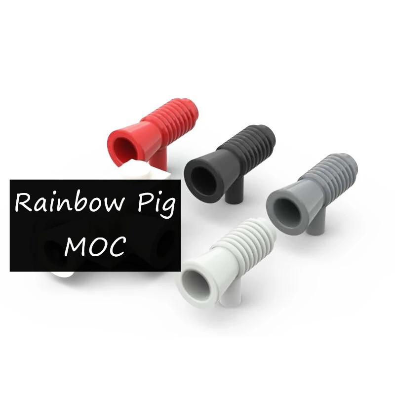

Детали радужной свиньи MOC 4349, посуда Loudhailer, Мегафон, Совместимые Кирпичи «сделай сам», сборные строительные блоки, детские игрушки-мозги