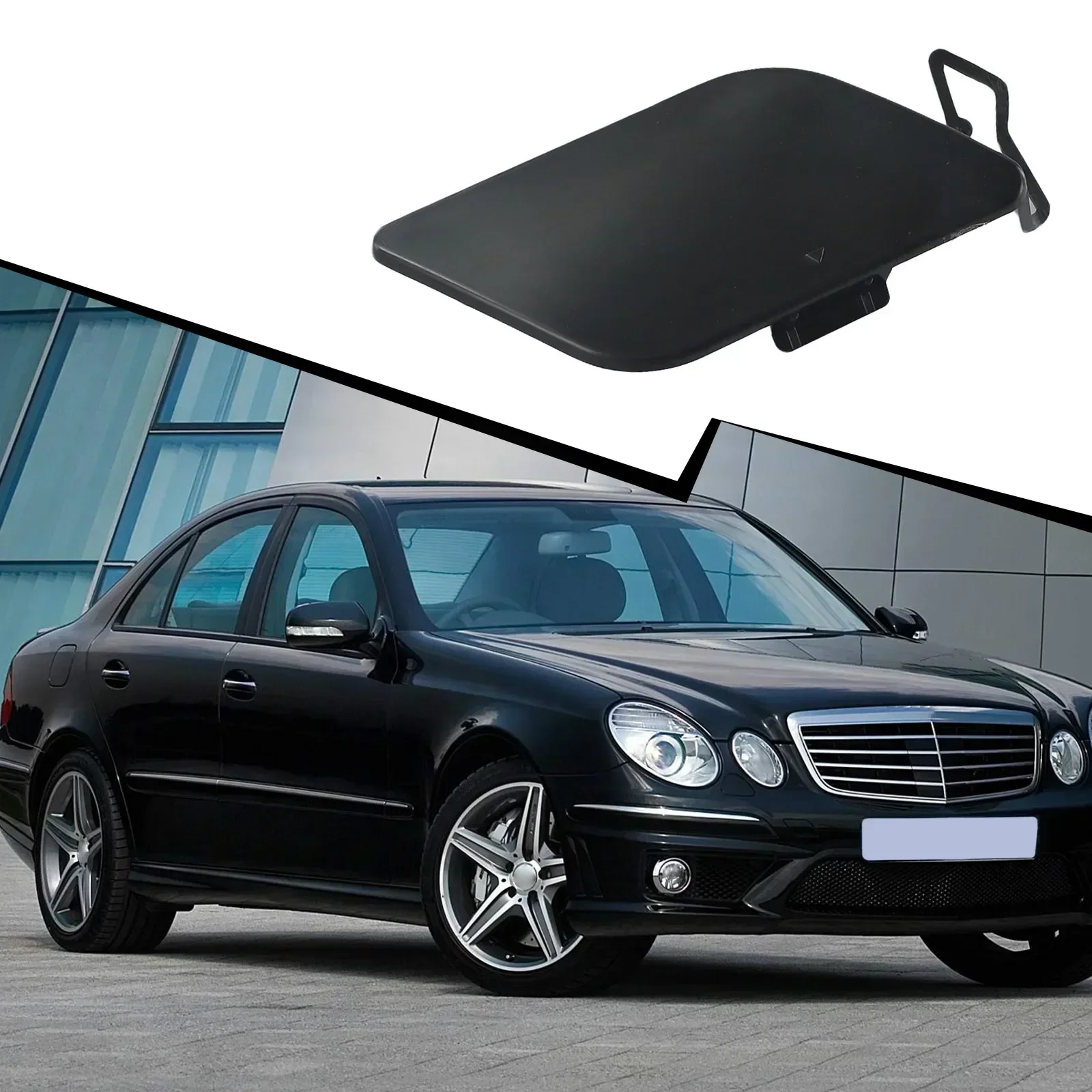 

Передний бывший бампер автомобиля прицепа, крышка фаркопа для Mercedes-Benz W211 2007-09 A 2118851022 Сменный бампер крышки прицепа