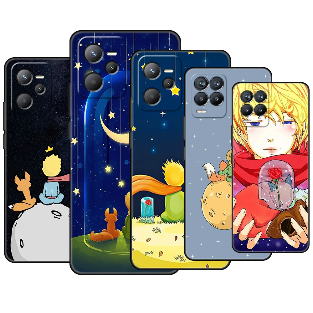 

The Little Prince Cute Silicone Case For Realme 9i GT Neo 2 Pro 8 7 6 C21 C21Y 8i C3 C15 C12 C11 5 XT Master Funda Phone Cover