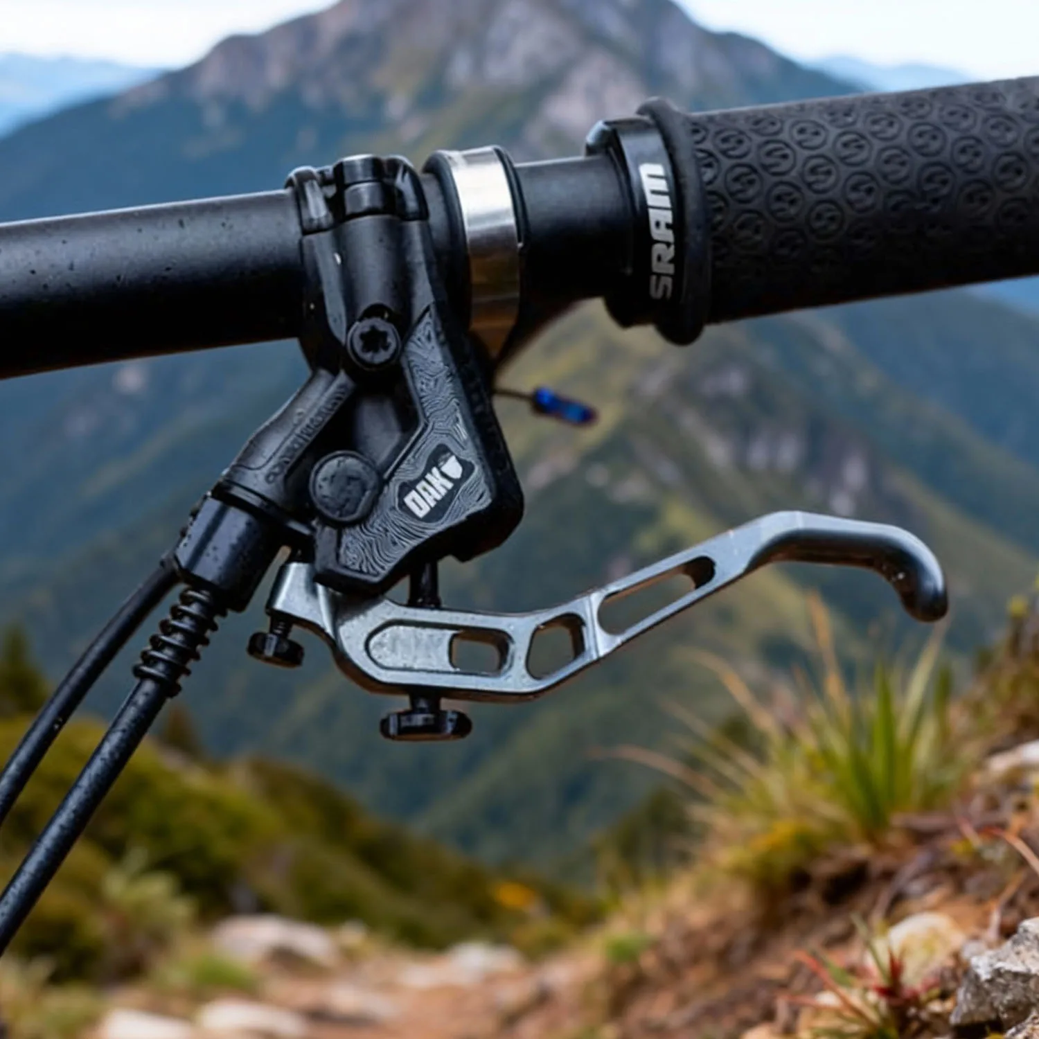 Фото Тормозной рычаг OAKПодходит для деталей модификации тормозного рычага Shimano SRAM Magura, высокопрочная фреза из авиационного алюминия №1