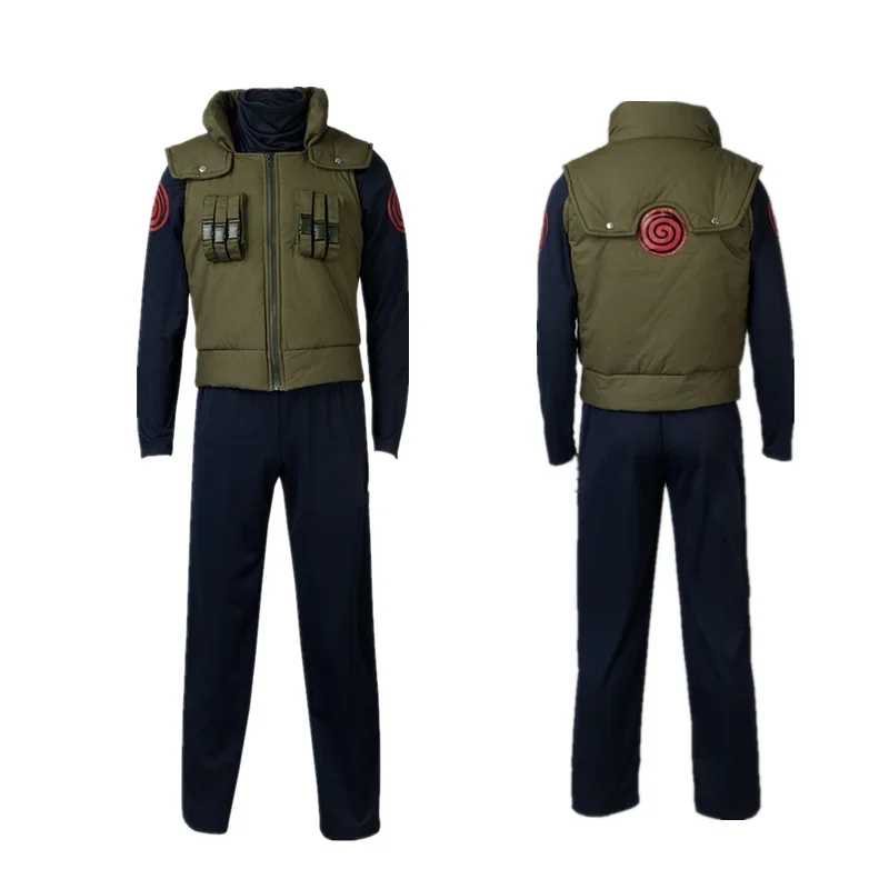 Аниме Косплей Какаси хатакэ Костюм Хэллоуин мужской стиль