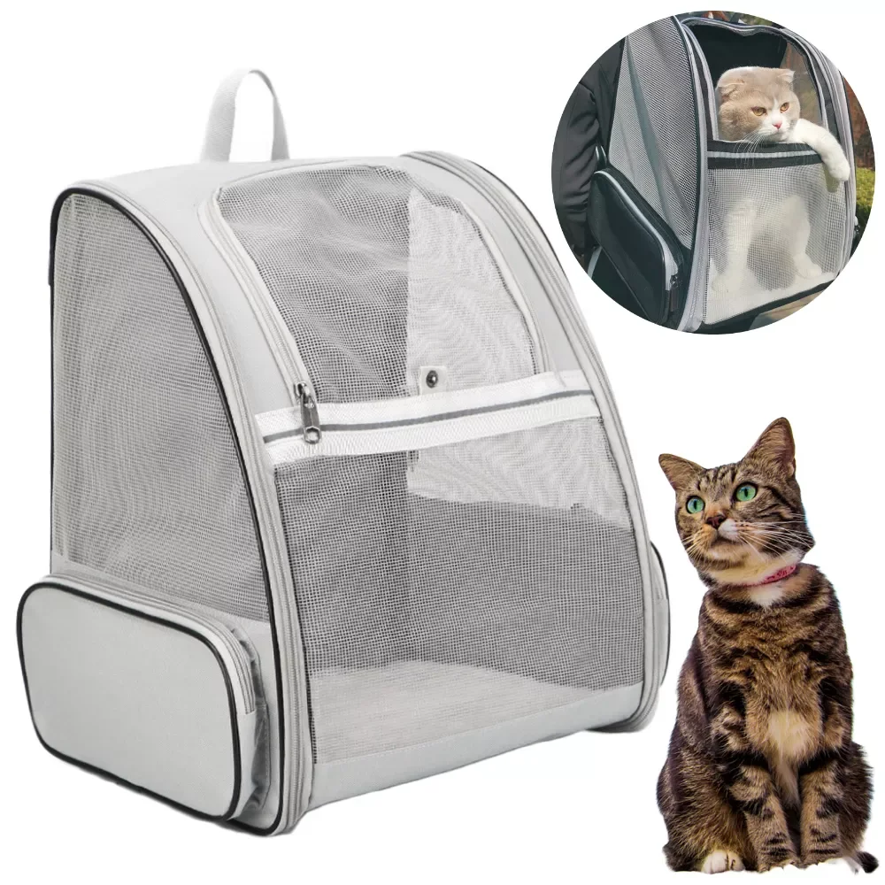 

NEW2023 Pet Cat Carrier Backpack Breathable Cat Travel Outdoor Shoulder Bag For Cats Small Dogs Portable Dog Transport Bag Pet S