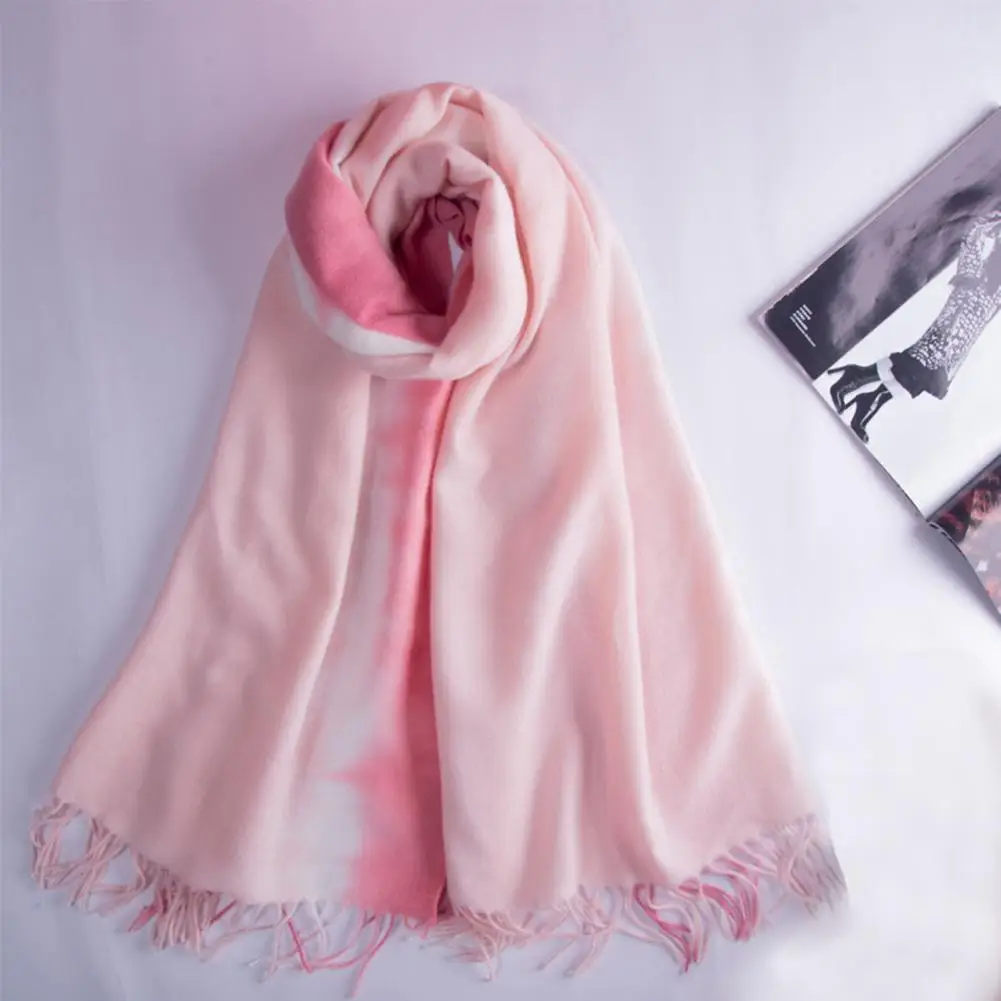 

Fashion Soft Winter Faux Cashmere Warm Shawl Scarf Warm Scarf Thick Anti-freeze